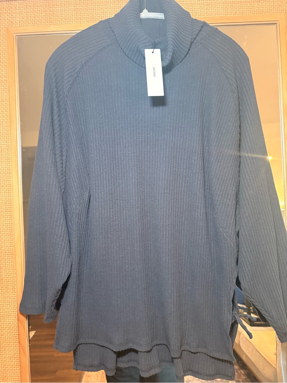 ♡ Joah Brown NWT Luxe Knit Turtleneck in Midnight SOLD OUT - Picture 4 of 9